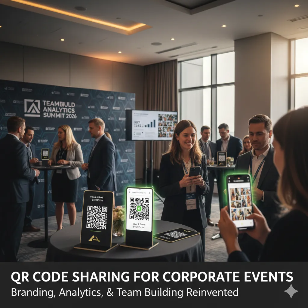 Side-by-side comparison of good vs bad QR code contrast for events